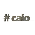 Letra Decorativa Concreto Nome Palavra Caio Hashtag