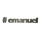 Letra Decorativa Concreto Nome Palavra Emanuel Hashtag