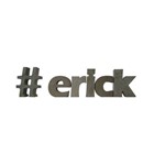 Letra Decorativa Concreto Nome Palavra Erick Hashtag