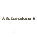 Letra Decorativa Concreto Nome Palavra Fc Barcelona Estrela