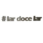 Letra Decorativa Concreto Nome Palavra Lar Doce Lar Hashtag