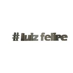Letra Decorativa Concreto Nome Palavra Luiz Felipe Hashtag