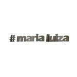Letra Decorativa Concreto Nome Palavra Maria Luiza Hashtag