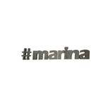 Letra Decorativa Concreto Nome Palavra Marina Hashtag