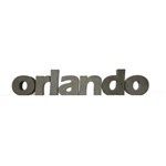 Letra Decorativa Concreto Nome Palavra Orlando