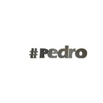 Letra Decorativa Concreto Nome Palavra Pedro Hashtag