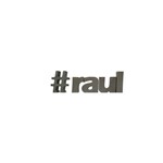 Letra Decorativa Concreto Nome Palavra Raul Hashtag