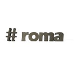 Letra Decorativa Concreto Nome Palavra Roma Hashtag