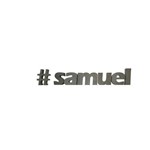 Letra Decorativa Concreto Nome Palavra Samuel Hashtag