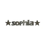 Letra Decorativa Concreto Nome Palavra Sophia Estrela