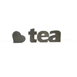 Letra Decorativa Concreto Nome Palavra Tea Coração