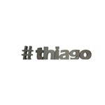 Letra Decorativa Concreto Nome Palavra Thiago Hashtag