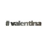 Letra Decorativa Concreto Nome Palavra Valentina Hashtag