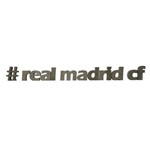 Letra Decorativa Concreto Palavra Real Madrid Cf Hashtag