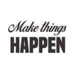 Letras em Acrílico - Make Things Happen