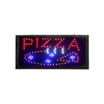 Letreiro Led Painel Luminoso Placa de Aviso Loja- Pizza