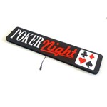 Letreiro Luminoso Poker Stars Night Placa Led Ficha Baralho