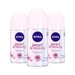 Leve 3 Pague 2 Desodorante Nivea Roll-On Pearl Beauty 50ml