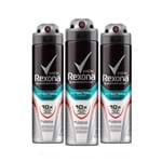 Leve 3 Pague 2 Desodorante Rexona Aerosol Masculino Antibacterial Fresh 150ml