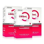 Libidol Feminino 3 Potes Totalizando 90 Cápsulas Saúde Garantida