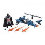 Liga da Justiça Batman + Batcopter Filme Mattel