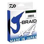Linha Daiwa® J-braid X4 270m 0.17mm 10lb Verde