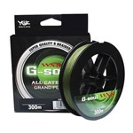 Linha Multifilamento Ygk G-soul Wx8 Grand Pe 5 65lb (0,38mm, 300m) Dark Green