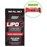 Lipo 6 Black Ultra Concentrado 60 Cápsulas + Whey Bar Integralmedica