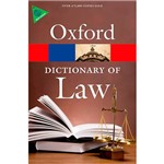 Livro - a Dictionary Of Law