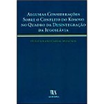 Livro - Algumas Considerações Sobre o Conflito do Kosovo
