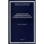 Livro - Aspects Of The Administration Of International Justice