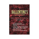 Livro - Ballentines Law Dictionary Legal Assistant Edition