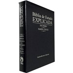 Livro - Biblia de Estudo Explicada (azul): com Harpa e Dicionário