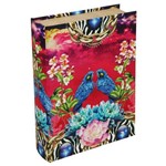Livro Caixa Tropical Arara - 30cm X 20cm X 6cm - Trevisan Concept