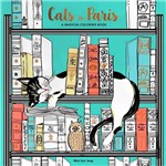 Livro - Cats In Paris: a Magical Coloring Book
