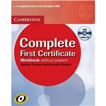 Livro - Complete First Certificate - Workbook Without Answers