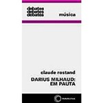 Livro - Darius Milhaud em Pauta