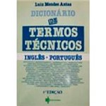 Livro - Dicionário de Termos Técnicos - Inglês/Português