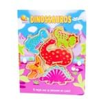 Livro Infantil Dinossauros Coleção Leia & Brinque Editora Todo Livro Contém 5 Peças que se Encaixam no Livro