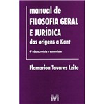 Livro - Manual de Filosofia Geral e Jurídica das Origens a Kant