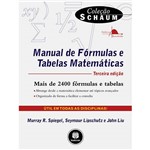Livro - Manual de Fórmulas e Tabelas Matemáticas - Coleção Schaum