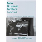 Livro - New Business Matters Teacher´s Book - Business English With a Lexical Approach