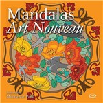 Livro para Colorir Adulto - Mandalas Art Nouveau