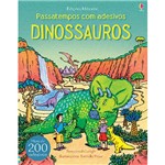 Livro - Passatempos com Adesivos Dinossauros