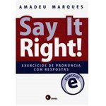 Livro - Say It Right - Exercícios