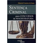 Livro - Sentença Criminal para Concursos da Magistratura