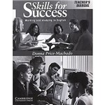 Livro : Skills For Success Teacher's Manual - Working And Studying In English