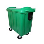 Lixeira Container Verde 700 Litros