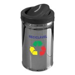 Lixeira para Coleta Seletiva Reciclável com Tampa Plástica Basculante 25l