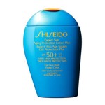Loção de Proteção Solar Shiseido Antienvelhecimento Plus Fps 50